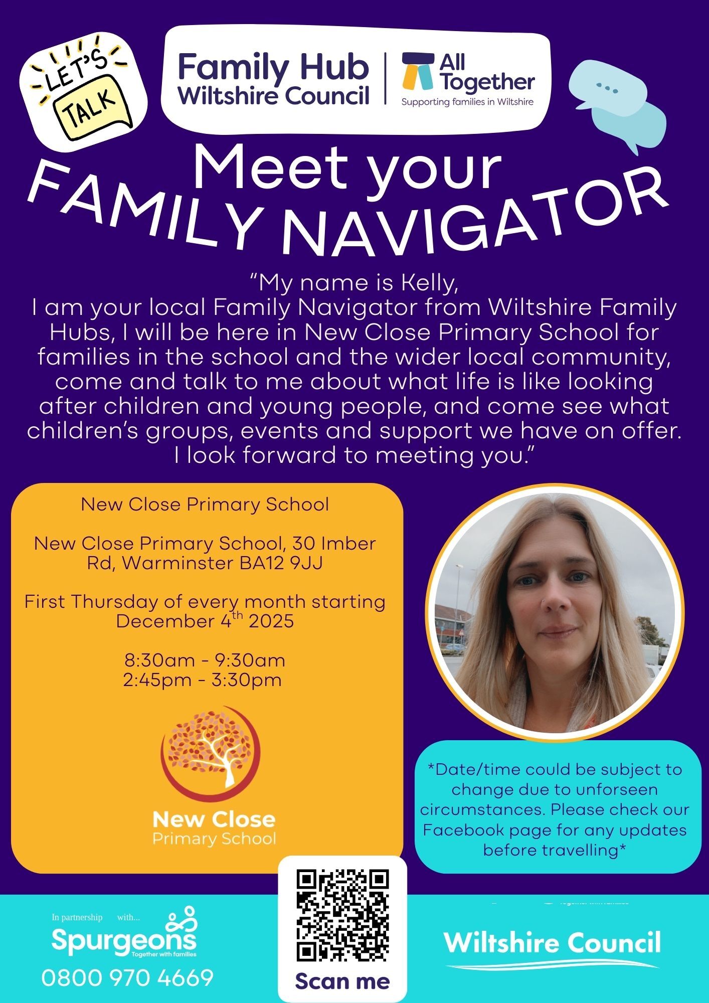 Library Drop In Poster Kelly New Close